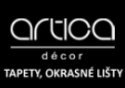 Logo Artica décor s popisom tapety a okrasné lišty