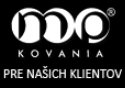 Logo dodávateľa MP Kovania s nápisom Pre našich klientov